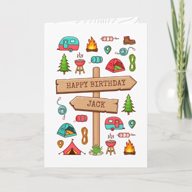 Outdoors Adventure Card (Front)