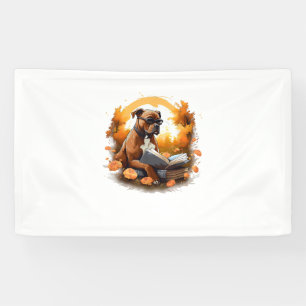 Outdoors American Staffordshire Terrier Dog Readin Banner