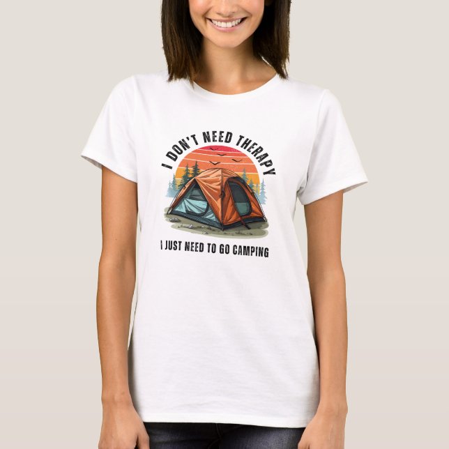 Outdoors Camping T-Shirt (Front)