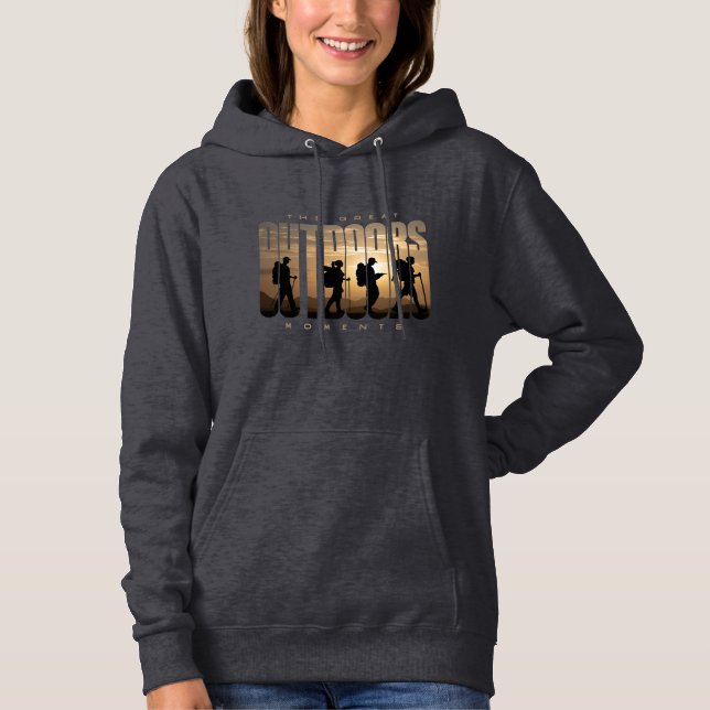 Outdoors Camping | Women's Hoodie (Front)