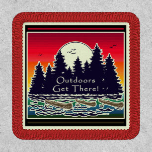 Outdoors Get There Canoes Patch