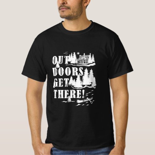 Outdoors Get There Collage T_Shirt