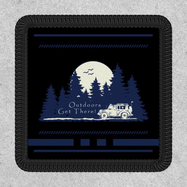 Outdoors Get There Off road Patch (Front)
