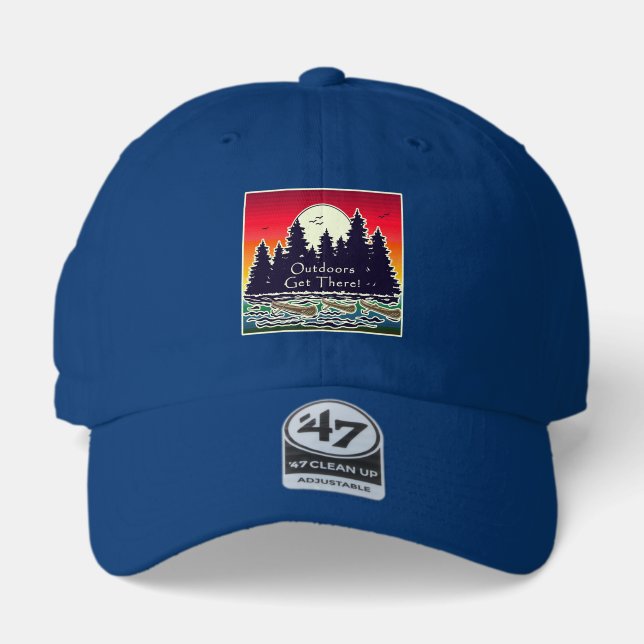 Outdoors Get There Sunset 47 Brand Hat (Front)