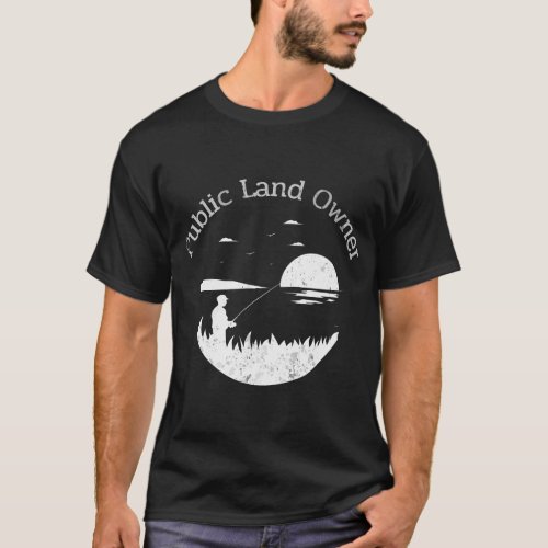 Outdoors Lover Public Land Owner Conservation Gift T_Shirt