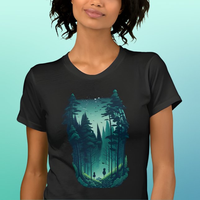 Outdoors Mountain Scene T-Shirt (Creator Uploaded)