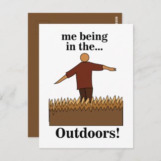 Outdoors Nature Fun Postcard