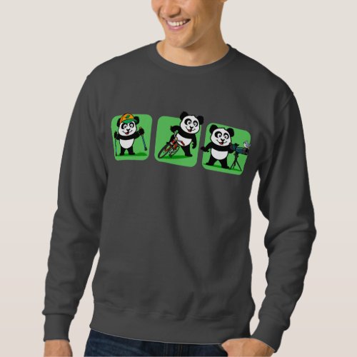 Outdoors Pandas Sweatshirt