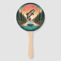 Outdoorsman trout nature