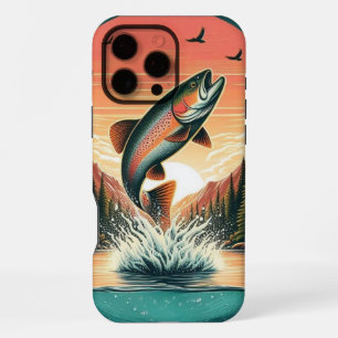 Outdoorsman trout nature iPhone 16 pro max case