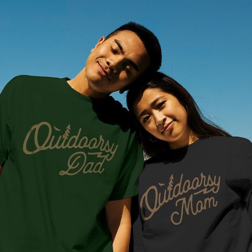 Outdoorsy Dad Outdoor Nature Loving  T_Shirt