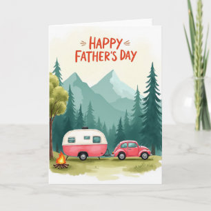 Outdoorsy Fathers Day Scene Card
