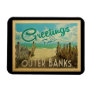 Outer Banks Beach Vintage Travel Magnet