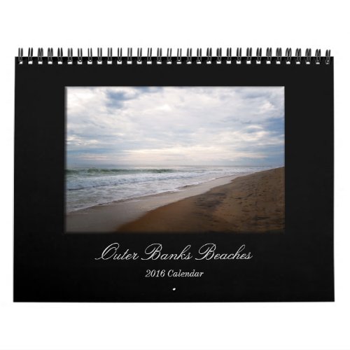 Outer Banks Beaches 2016 Calendar by Erin Mac