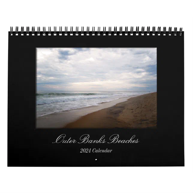 Outer Banks Beaches 2024 Calendar by Erin Mac Zazzle