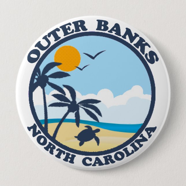 Outer Banks. Button (Front)