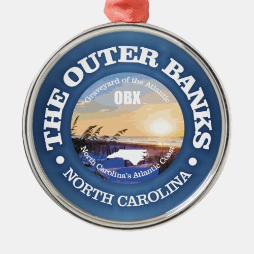 Outer Banks C Metal Ornament