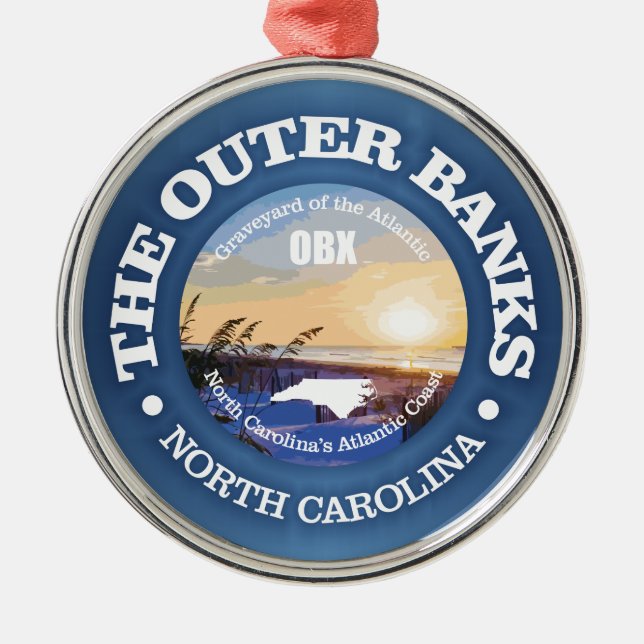 Outer Banks (C) Metal Ornament (Front)