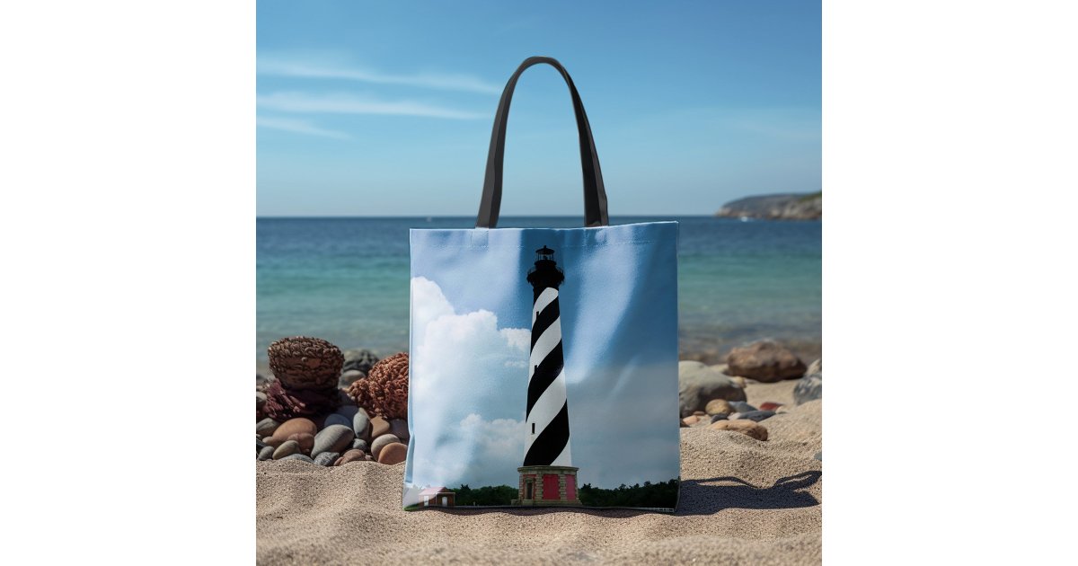 Outer Banks Cape Hatteras Lighthouse Tote Bag | Zazzle