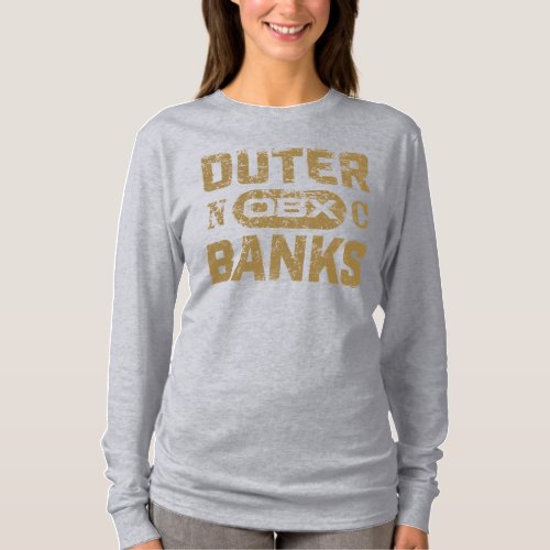 Outer Banks Distressed Type T_Shirt