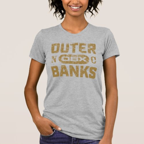 Outer Banks Distressed Type T_Shirt