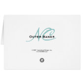 Outer Banks Dunes Cards (Back Horizontal)
