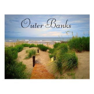 Outer Banks Dunes Postcard