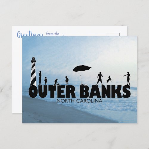 Outer Banks Family Fun Postcard