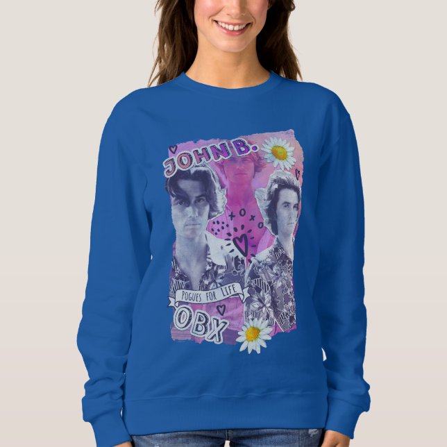 Outer Banks John B Collage Sweatshirt (Front)