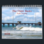 Outer Banks Landscape Photography Calendar<br><div class="desc">Create your own custom landscape photography calendar.This beautiful beach calendar features nature landscape photography from the Outer Banks of North Carolina. This nature calendar has photos of the beach, lighthouses, sand and water. Just add your best photos to the front, back and each month of the year or leave the...</div>