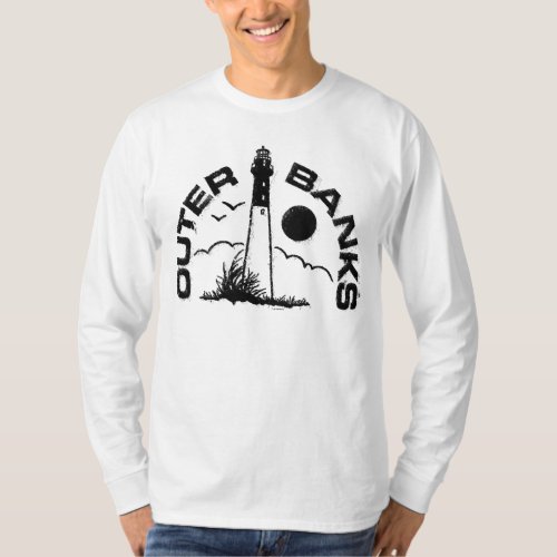Outer Banks Lighthouse Badge T_Shirt