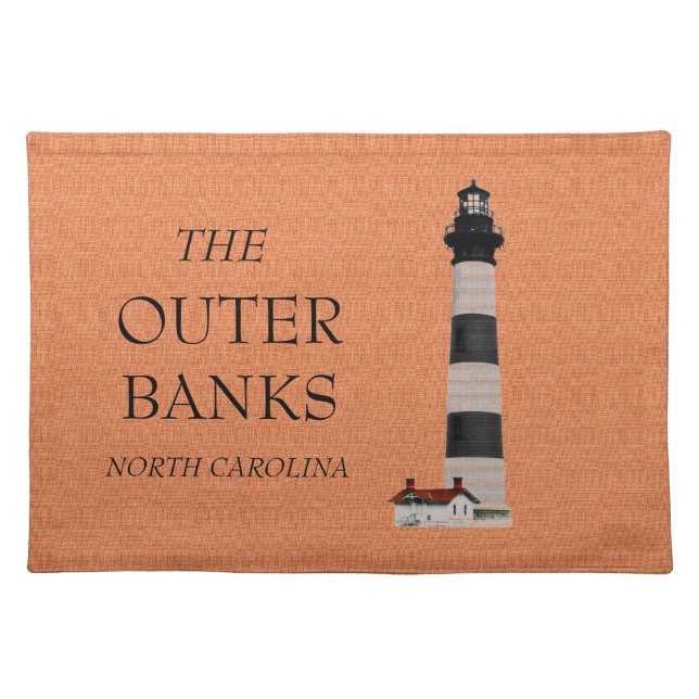 Outer Banks Lighthouse Cloth Placemat (Front)