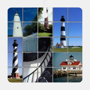 Outer Banks Lighthouses  Metal Ornament