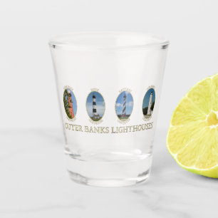 Outer Banks Lighthouses, North Carolina Shot Glass