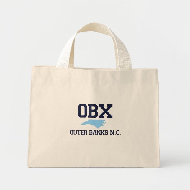 Outer Banks. Mini Tote Bag (Front)