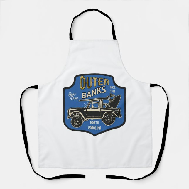 Outer Banks NC Badge Apron (Front)