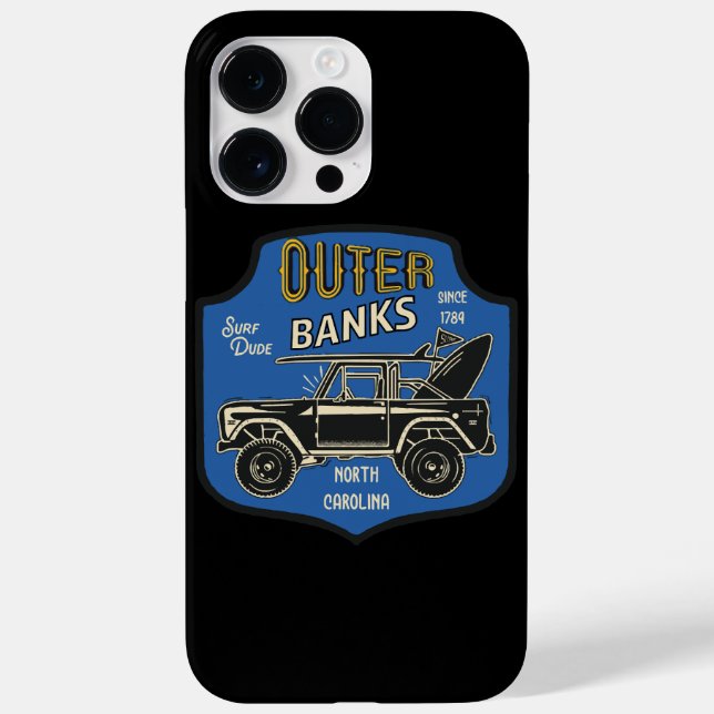 Outer Banks NC Badge Case-Mate iPhone Case (Back)