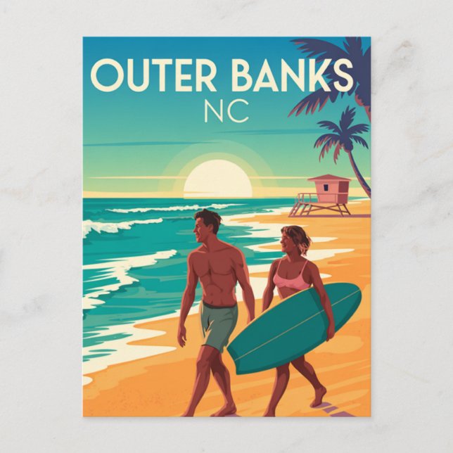Outer Banks NC Postcard (Front)