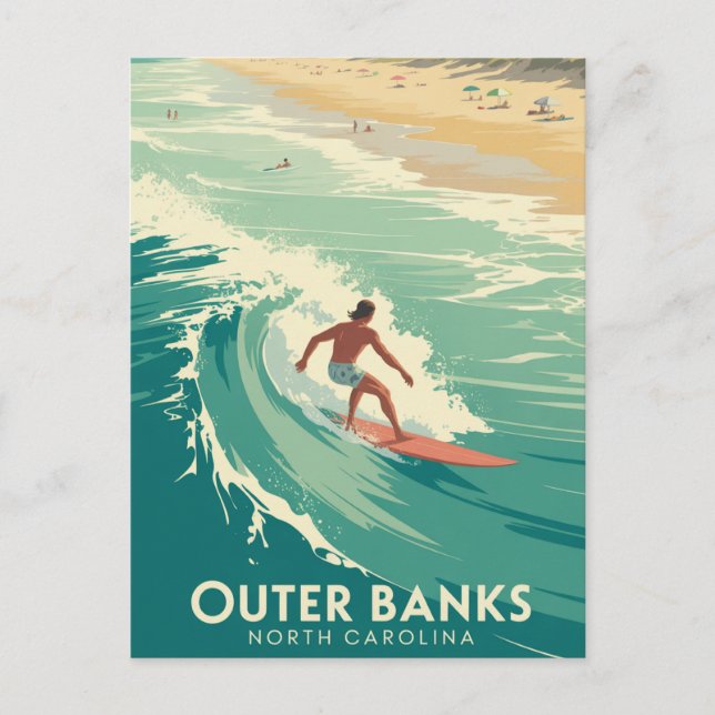 Outer Banks NC Postcard (Front)