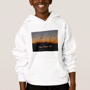 Outer Banks NC Sea Oats and Dunes at Sunset Hoodie