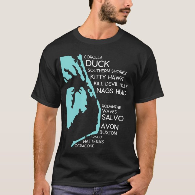 Outer Banks Nc T Obx North Carolina T-Shirt (Front)