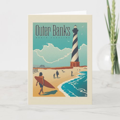 Outer Banks  North Carolina Card