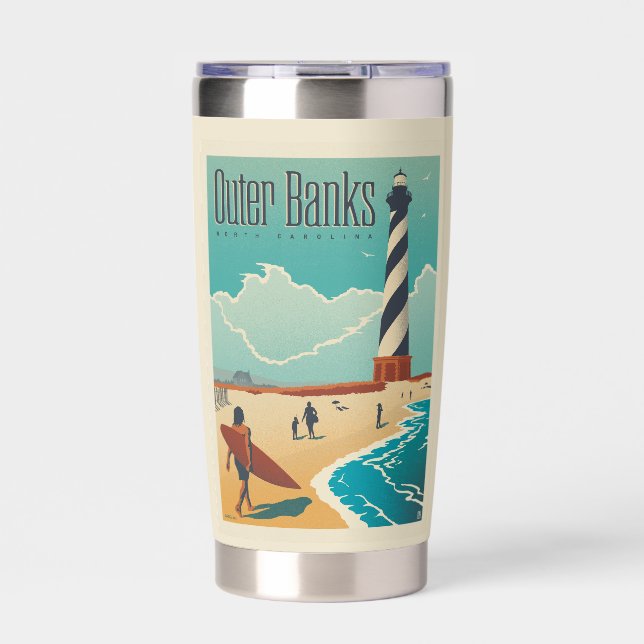 Outer Banks | North Carolina Insulated Tumbler (Front)