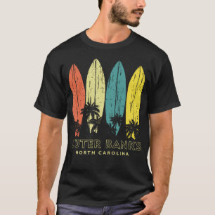 Outer Banks North Carolina Palm Tree Obx Men Women T-Shirt