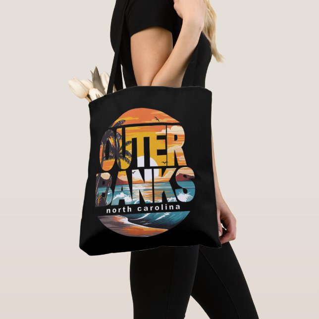 Outer Banks North Carolina Surfing  Tote Bag (Close Up)