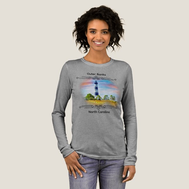 Outer Banks North Carolina T-Shirt Tri-Blend Shirt (Full Front)