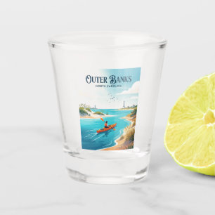 Outer Banks North Carolina USA Shot Glass