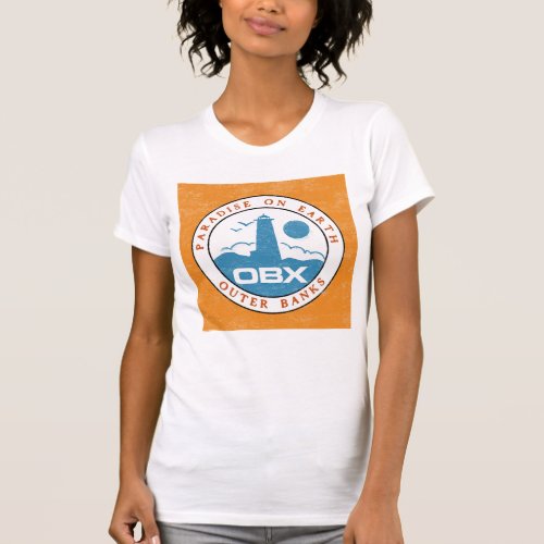 Outer Banks OBX Boxed Badge T_Shirt
