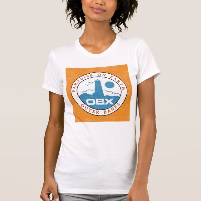 Outer Banks OBX Boxed Badge T-Shirt (Front)
