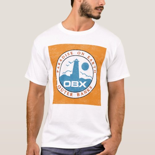 Outer Banks OBX Boxed Badge T_Shirt